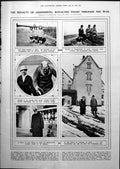 Old Print Royalties Exiled Through War Table Where Armistice Signed 1919 20th