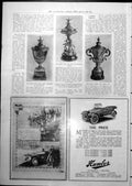 Antique Print Ascot Cups King'S GVase Royal Hunt Cup Gift His Majesty 1919 20th