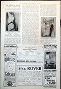 Old Vintage Print Aeroplane Berths Bathroom Sleeping Lawson Air-Liner 1921 20th