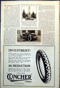 Antique Print Crossley Statue President Brand Bloemfontain Panhard Car 1921 20th