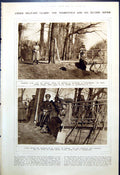 Old Print Military Guard Tsarevitch Alexander Palace Tsarskoe-Selo 1921 20th