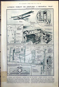 Old Stability Aeroplanes Mechanical Pilot Konyama Brides S Africa 1921 20th