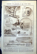 Old Print Curiosities Ingenuities Patent Office Adoration The Magi 1921 20th