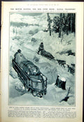 Old Motor Sleigh Alaskan Engineer Chinese Pottery Figure Lohan 1921 20th