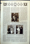 Antique Print Theatre Performers Brittle-Star Ooze Chiasmodon Nigrum 1921 20th