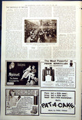 Old Print Busy Scene Wolseley Machine Shop Trade Depression Unknown 1921 20th