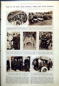Antique Old Print Sinn Fein English Burials Rudyard Kipling Book Covers 1921