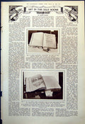 Antique Print Bible Used President Harding Oath Peripatus Centipedes 1921 20th