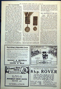 Antique Print General Officer'S Large GPeninsular Medal Battle Vimiera 1921