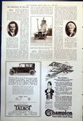 Old Crossley Touring Model Lizard Lighthouse Em Sayer Aj Wilson 1921 20th