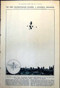 Old First Heavier-Than-Air Hoverer A Successful Helicopter O-Pip 1921 20th