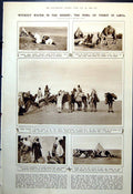 Antique Print Rosita Forbes Camels Unchartered Well Salt Lake Buseima 1921