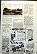 Antique Old Print Hoisting British Flag Kigoma East Africa Chess Adverts 1921