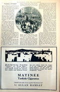 Old Vintage Print Statue Washington Unveiled Trafalgar Square Crowds 1921 20th