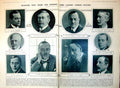 Old Vintage Print Damaged Leading London Newspaper Editors Pope Rees 1921 20th