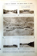 Old Damaged British Mission Kabul Afghan Frontier Eye Cuttlefish 1921 20th