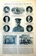 Antique Print People Public Eye Aej Perkins Island Yap Harbour Coaling 1921