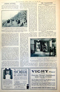 Old Print Belgian Seaside Holiday Resort Blanken-Berghe Mansfield'S 1921 20th