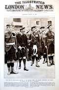 Old King Guard Balmoral Kilts Sir W Sutherland Miss Ac Fountain 1921 20th