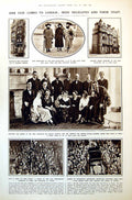 Old Print Sinn Fein To London Delegates Royal Visit Manchester Trade 1921 20th