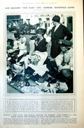 Old Vintage Print Moscow Smolensk Market HousehGoods Kaieteur Fall 1921 20th