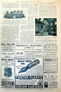 Antique Old Print Table War Memorial Shoe Fitting Saloons Messrs Barbers 1921