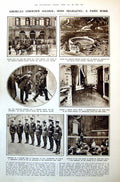 Antique Old Print American Unknown Sier Sinn Fein War Memorials Euston 1921