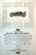 Antique Old Print Humber Two Seater As Exhibited At The Motor Show Car 1921