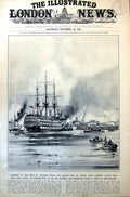 Old Print Victory Heading Dry Dock Portsmouth General Sir John Nixon 1921 20th