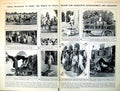 Antique Old Print Damaged India Prince Wales Bikanir Bharaptur Pageantry 1922