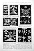 Antique Old Print Primitive G-Work Panama Cascade Tivoli Temple Sibyl 1922 20th