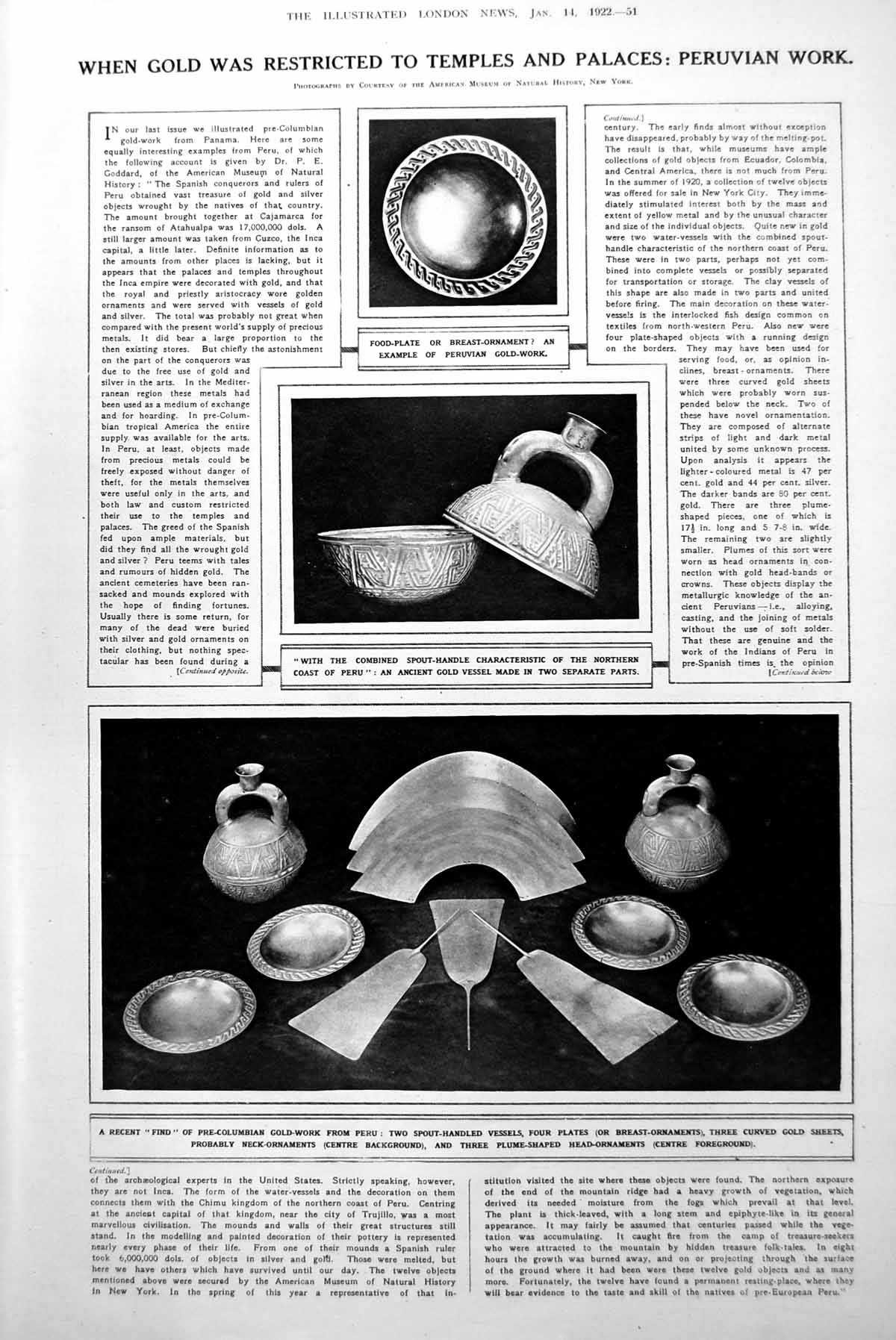 Antique Old Print European Federation? Cannes Delegates Peruvian Gwork 1922