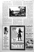 Old Print Mentone Seaside Resort Riviera France Bay Buildings Trees 1922 20th