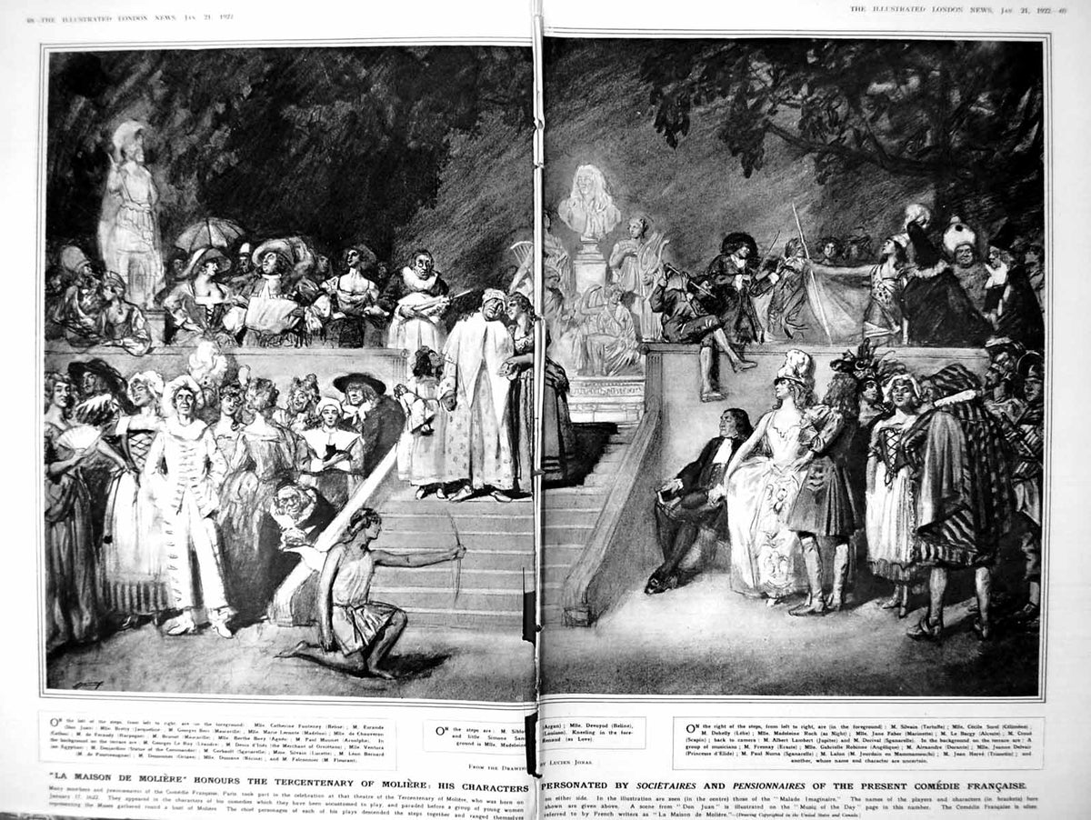 Old Damaged Moliere Comedie Francaise ?Surrender? Dublin Castle 1922 20th