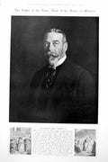 Old Print Father Bride His Majesty King George V Brother'S Farewell 1922 20th