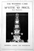 Antique Print Royal Wedding Cake Orange Blossom Tiara Embroidery Dress 1922