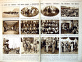 Antique Old Print Damaged Rand Strike Rugger Mr Mrs Lloyd George Prince 1922