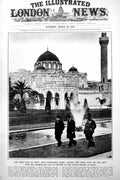 Antique Print King Fuad Egypt Palace Garden Cairo Viscount Peel India 1922 20th