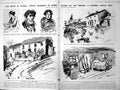 Old Vintage Print Damaged Artist In Ulster Farmer'S Cottage Border 1922 20th