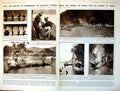 Antique Old Print Damaged Master Cormorants Fishing Japan Prince Wales 1922