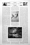 Old Vintage Print David Garrick Portrait Drury Lane Theatre Burning 1922 20th