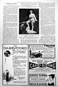 Antique Old Print Royal Fusiliers War Memorial For Holborn Bars A Toft 1922