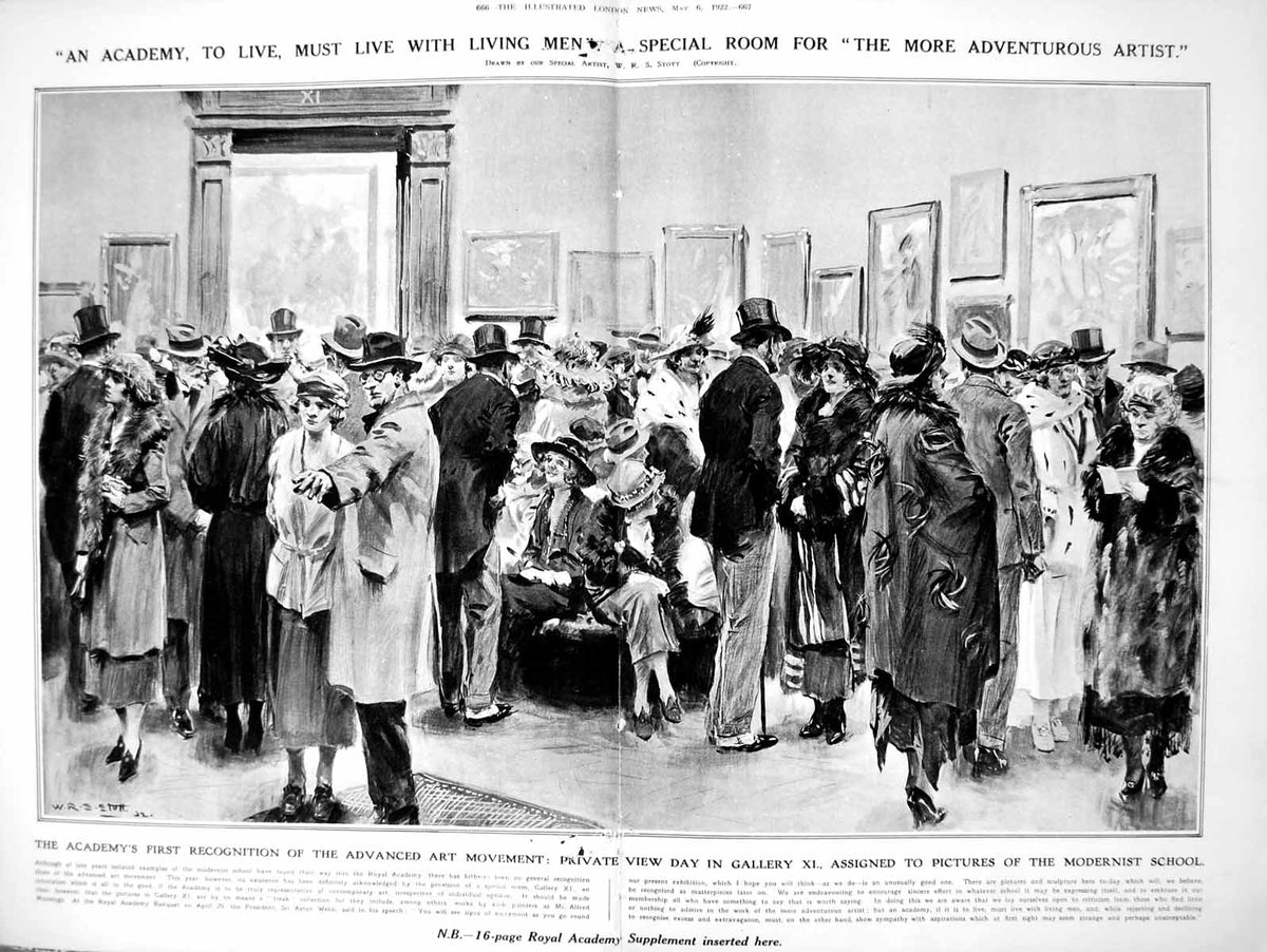 Antique Print Damaged Modernist Pictures View Egyptian Life Re-Enacted 1922