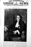 Old Vintage Print Viscount Birkenhead Fg Kellaway Postmaster-General 1922 20th