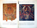Old Vintage Print Damaged Cave Thousand Buddhas Paintings Silk T'Ang 1922 20th