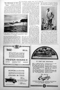 Old Vintage Print F. Henry Royce Statue Monaco Cay Speedboat Sunbeam 1922 20th
