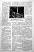 Old Vintage Print Chester Memorial Gothic Cross Unveiled World War I 1922 20th