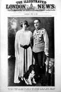 Old Print King Alexander Yugo-Slavia Princess Marie Wedding Coliseum 1922 20th
