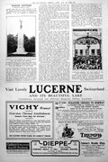Antique Print Woking War Memorial Unveiled Dome Window Baltic Exchange 1922