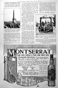Antique Old Print Monument Havrincourt Unveiled French Children Wreaths 1921